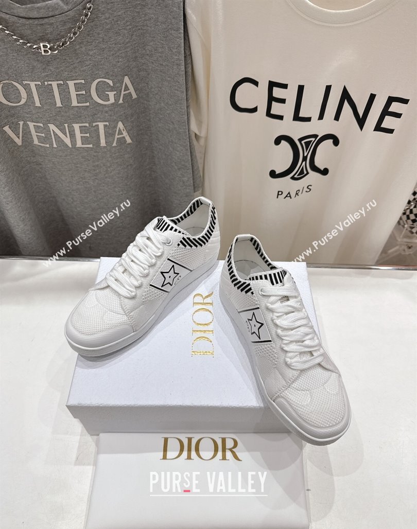 Dior Star Low-top Sneakers in Technical Mesh White 2025 (MD-250425013)