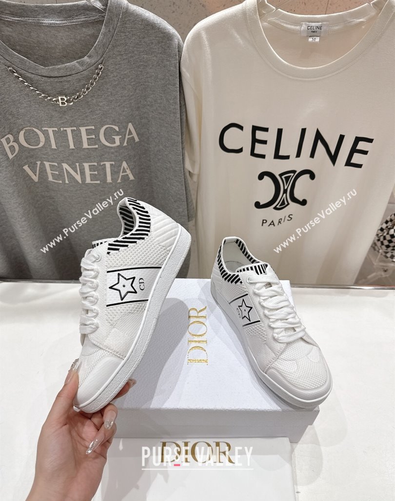 Dior Star Low-top Sneakers in Technical Mesh White 2025 (MD-250425013)