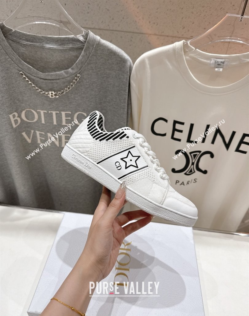 Dior Star Low-top Sneakers in Technical Mesh White 2025 (MD-250425013)