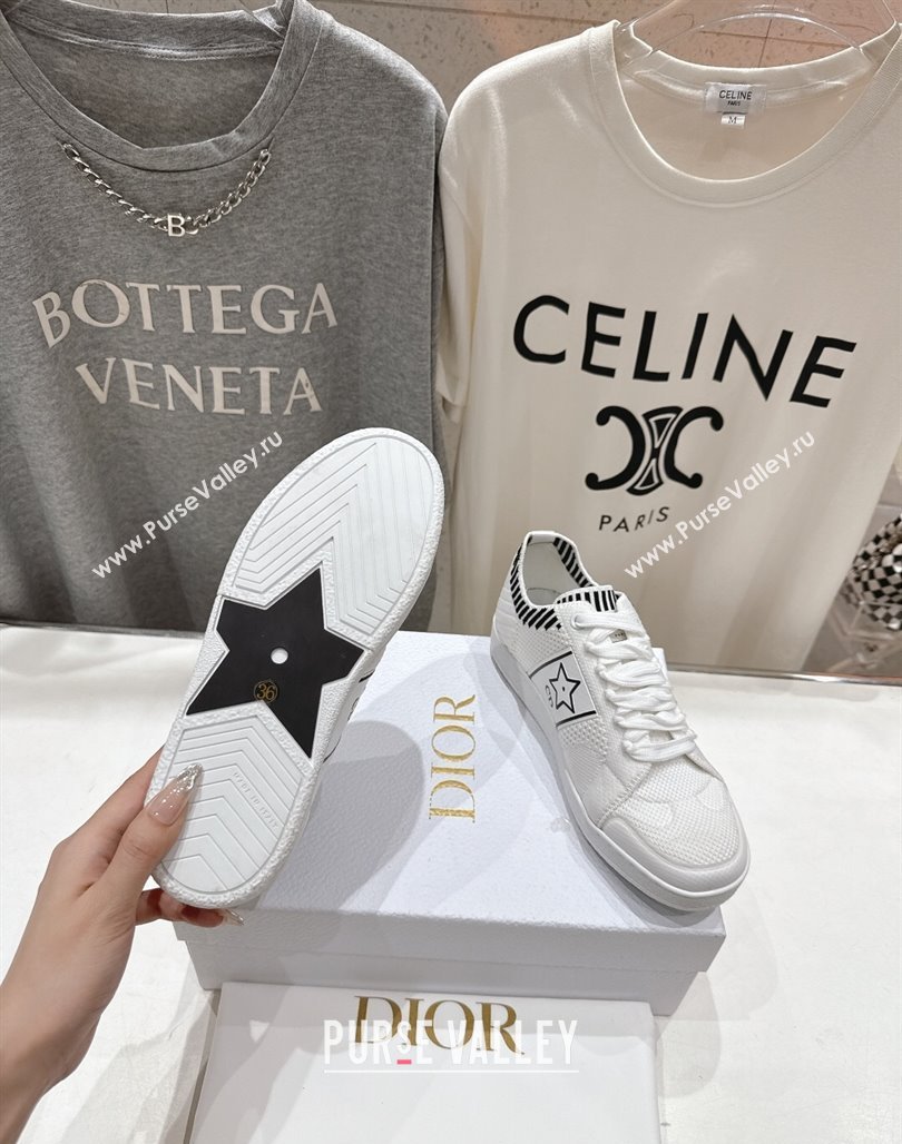 Dior Star Low-top Sneakers in Technical Mesh White 2025 (MD-250425013)