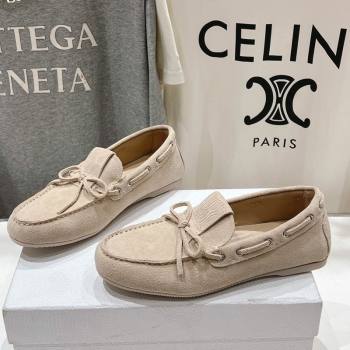 Dior Miss Dior Street Loafers in Suede Beige 2025 (MD-250425125)
