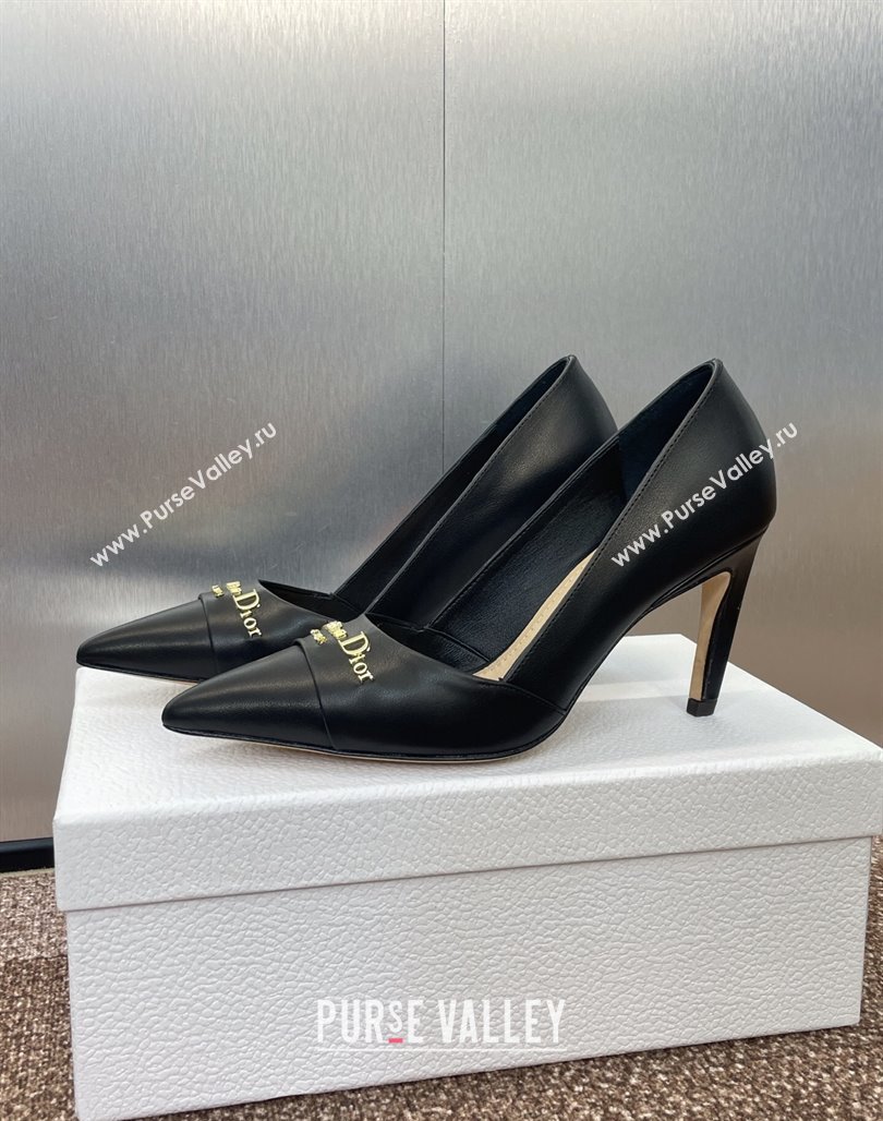 Dior My Dior Pumps 8cm in Supple Calfskin Black 2025 (MD-250425014)