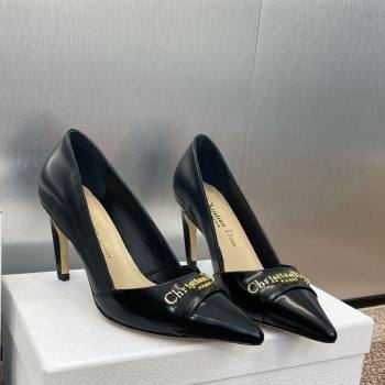 Dior My Dior Pumps 8cm in Shiny Calfskin Black 2025 (MD-250425016)