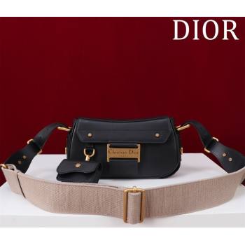 Dior Small Streetchic Bag in Smooth Calfskin Leather Black 2025 391907 (XXG-250521111)