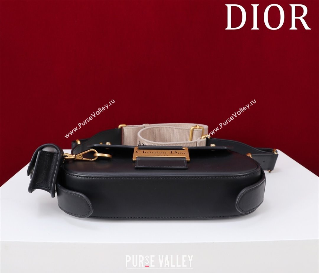 Dior Small Streetchic Bag in Smooth Calfskin Leather Black 2025 391907 (XXG-250521111)