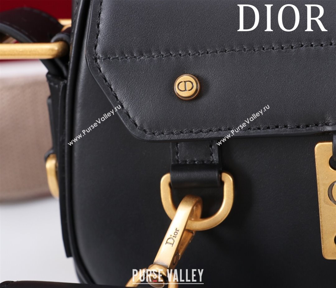 Dior Small Streetchic Bag in Smooth Calfskin Leather Black 2025 391907 (XXG-250521111)