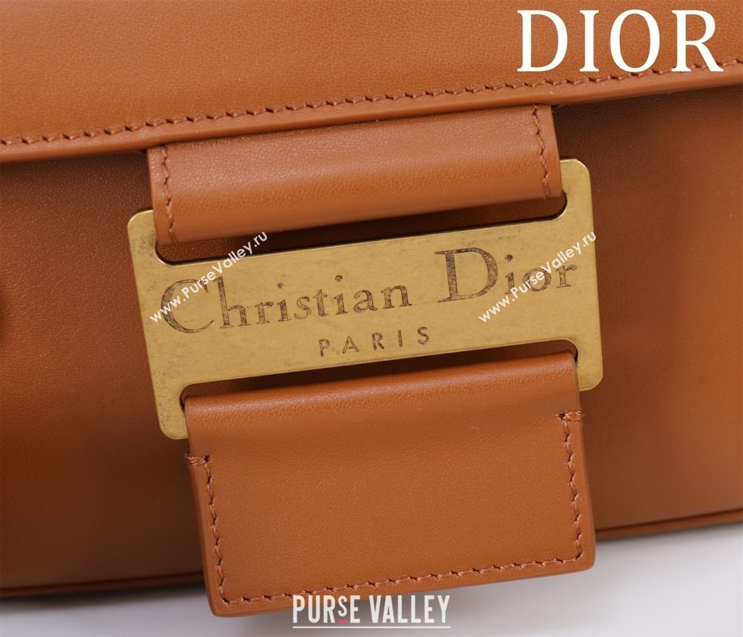 Dior Small Streetchic Bag in Smooth Calfskin Leather Brown 2025 391907 (XXG-250521112)
