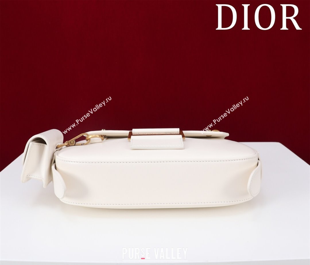 Dior Small Streetchic Bag in Smooth Calfskin Leather White 2025 391907 (XXG-250521113)