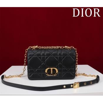 Dior Small Soft Dior Caro Bag in Macrocannage Lambskin Black/Gold 2025 M9252 (XXG-250521128)
