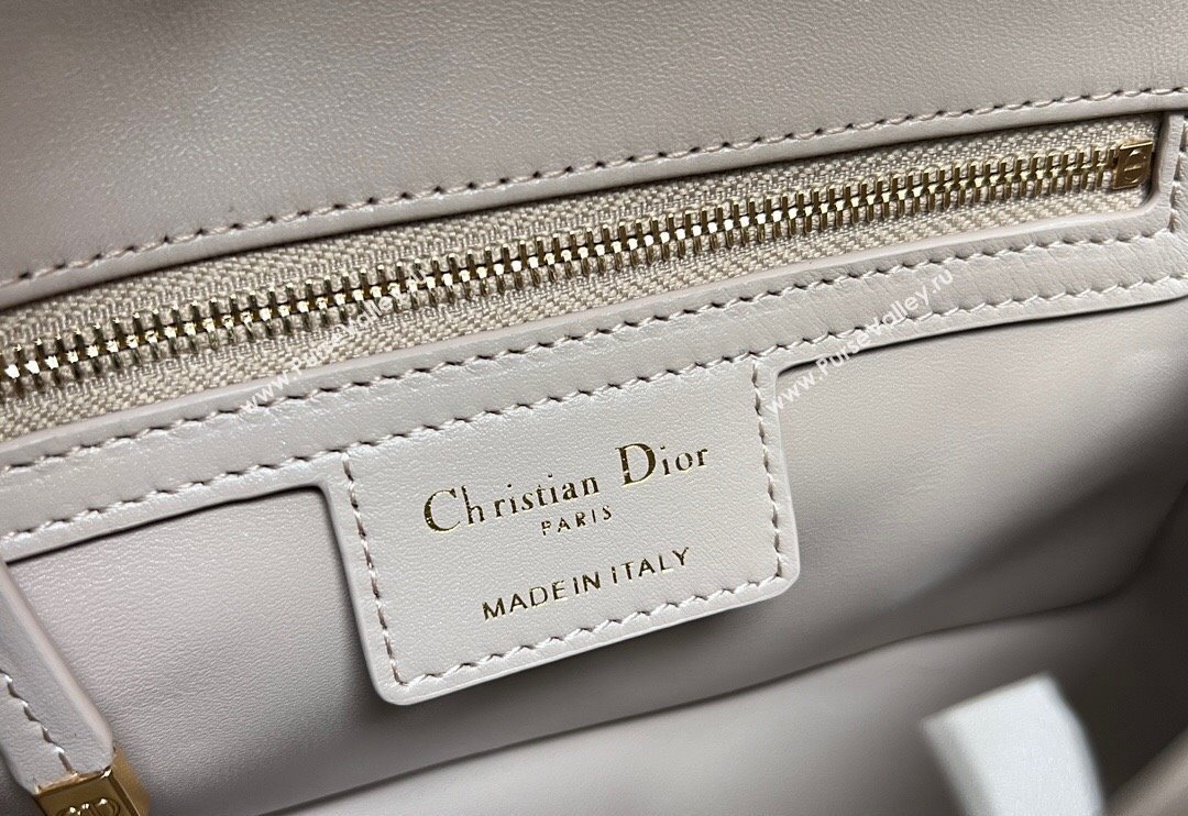 Dior Small Soft Dior Caro Bag in Macrocannage Lambskin Grey 2025 M9252 (XXG-250521130)