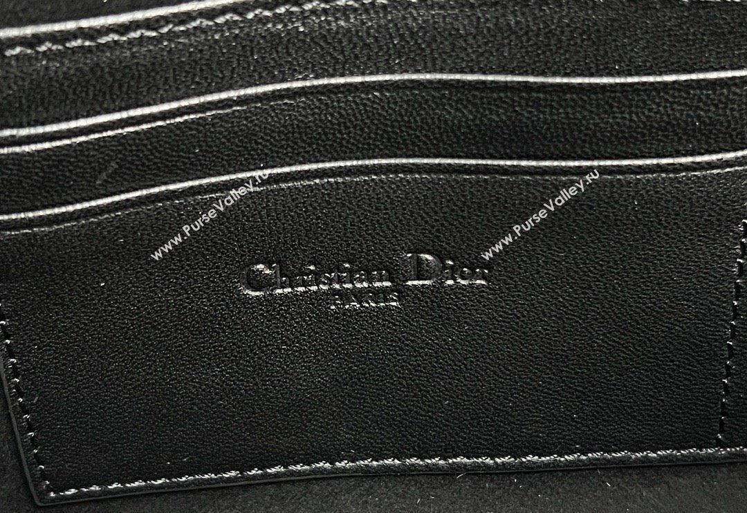 Dior Diorstar Hobo Bag with Chain in Black Macrocannage Lambskin 2025 (XXG-250521142)