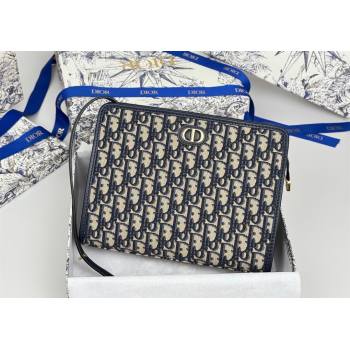 Dior 30 Montaigne Dea Pouch in Oblique Jacquard Blue 2025 (XXG-250627096)