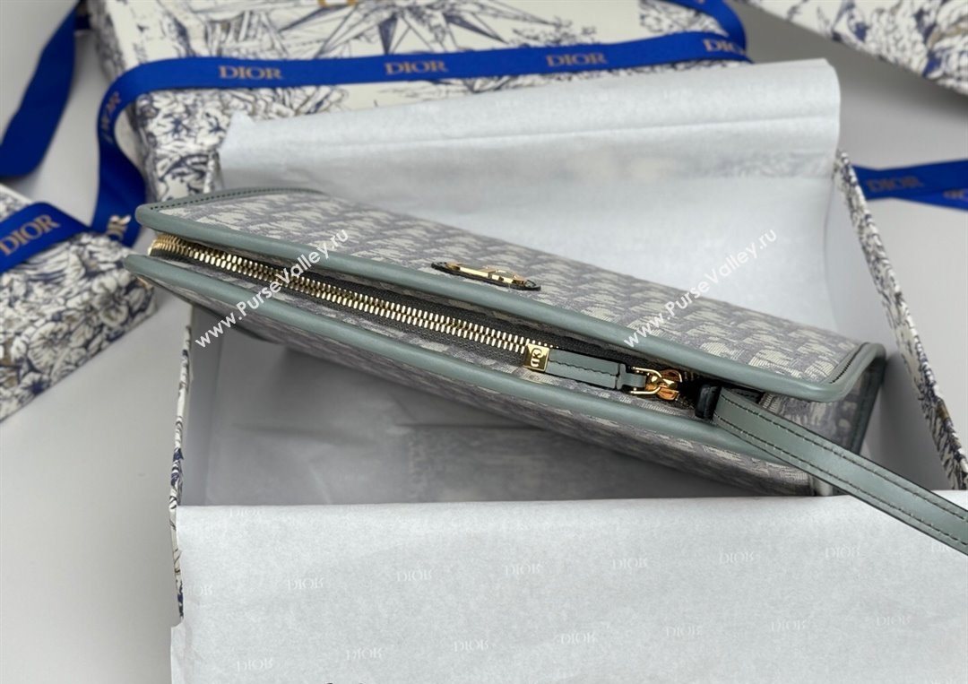 Dior 30 Montaigne Dea Pouch in Oblique Jacquard Grey 2025 (XXG-250627097)