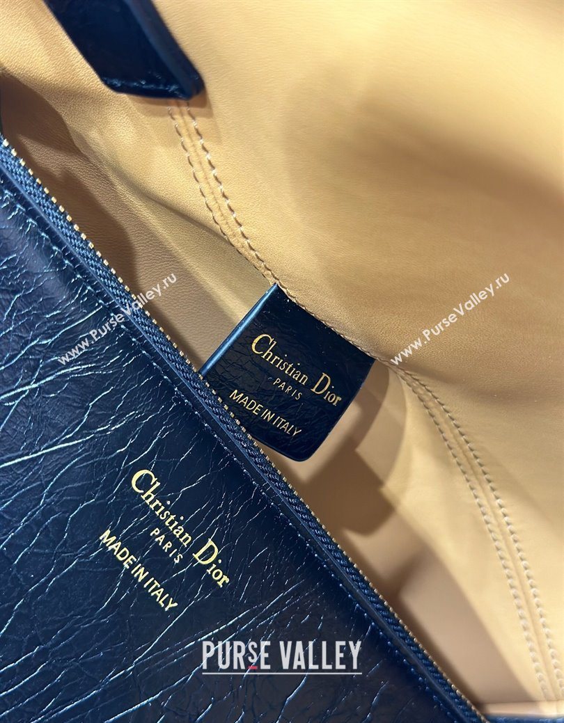 Dior Toujours Large Bag in Crinkled Leather Black 2025 1188 (XXG-250627100)