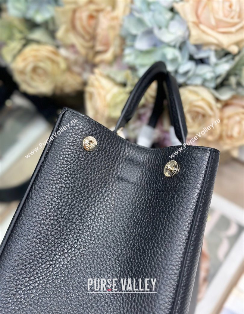 Dior Toujours Medium Bag in Litchi Grained Calfskin Black 2025 1188 (XXG-250627104)