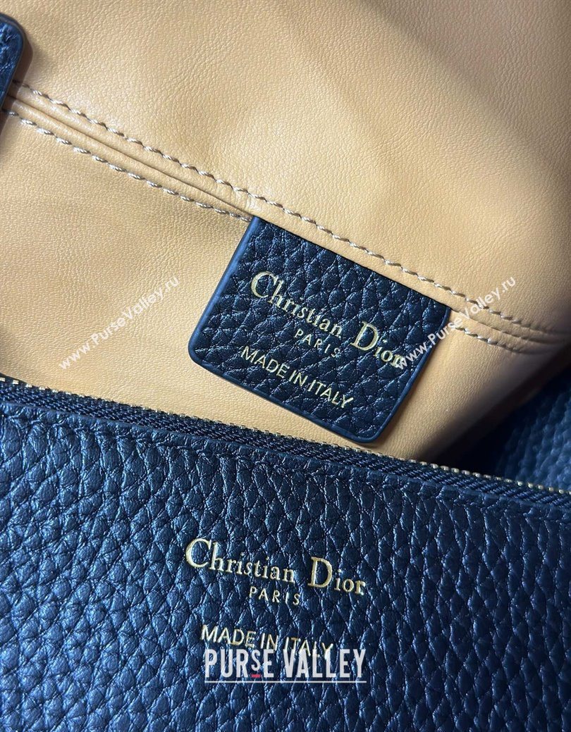 Dior Toujours Medium Bag in Litchi Grained Calfskin Black 2025 1188 (XXG-250627104)