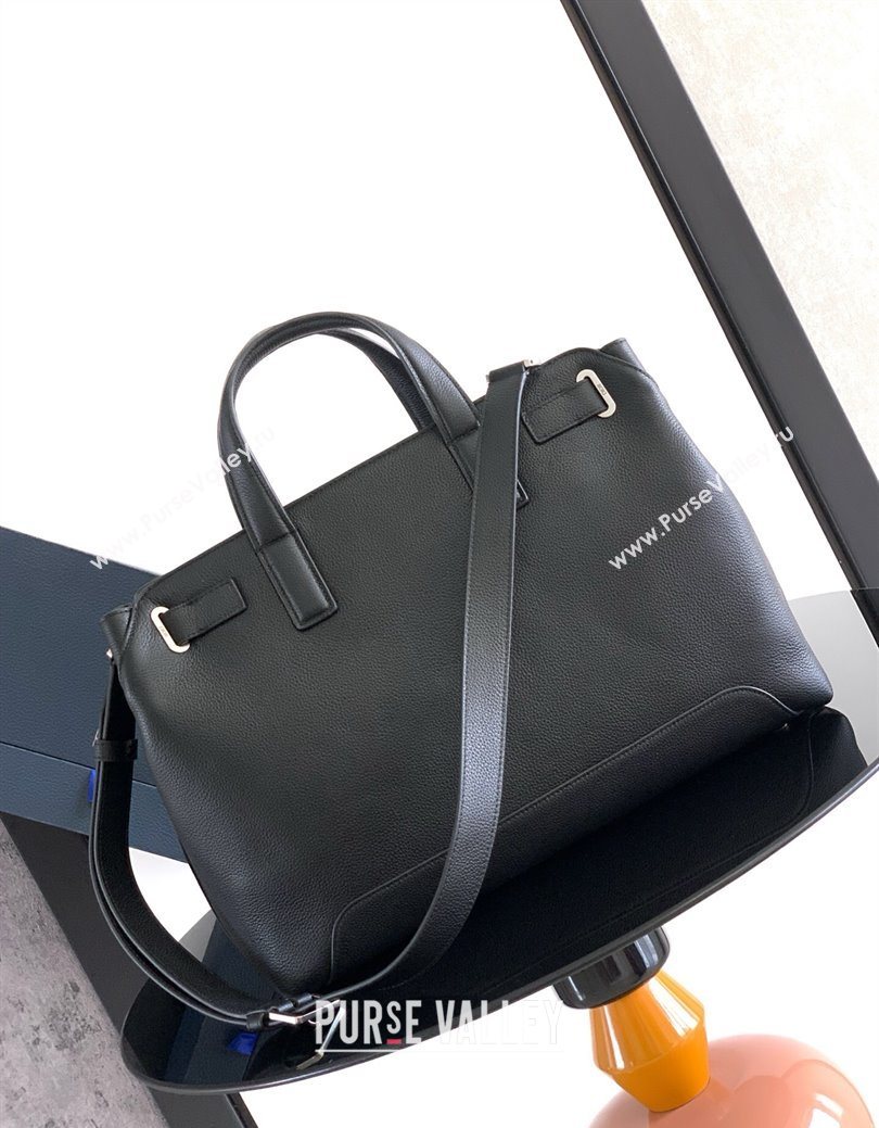 Dior Mens Medium Dior Normandie Tote Bag in Icons Calfskin Black 2025 (BF-250627064)