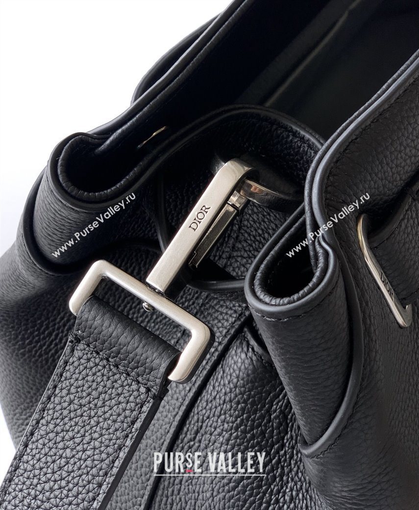 Dior Mens Medium Dior Normandie Tote Bag in Icons Calfskin Black 2025 (BF-250627064)