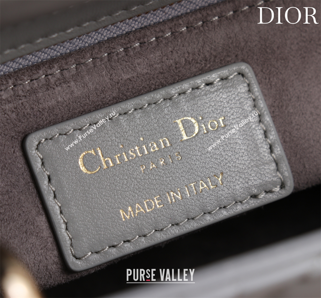 Dior Small Lady Dior My ABCDior Bag in Cannage Lambskin with Pearls Black 2025 M0538 0627 (XXG-250627048)
