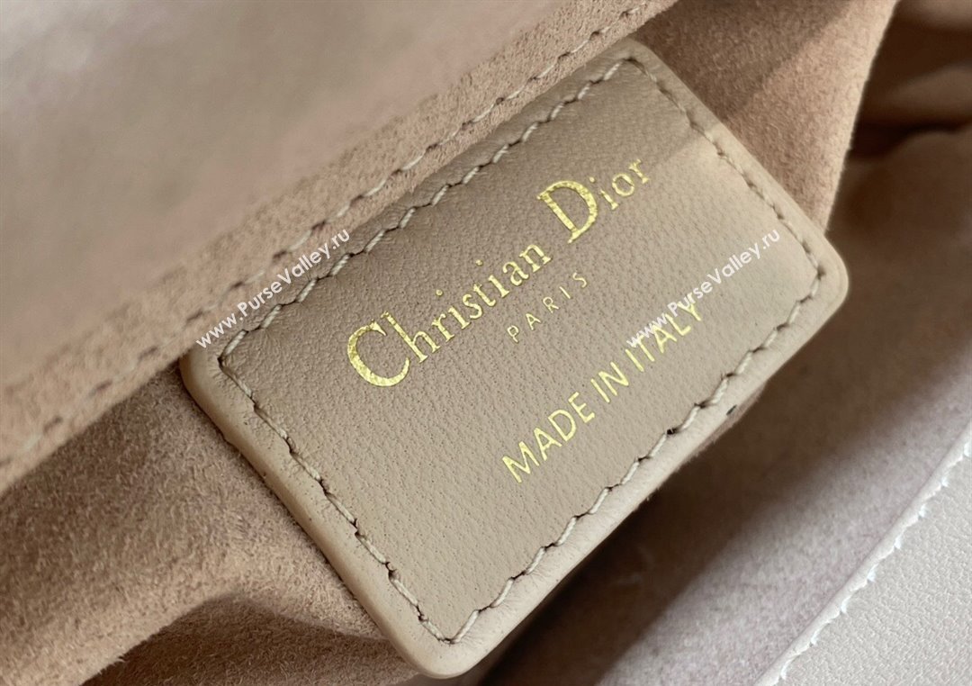 Dior Lady D-Joy Micro Bag in Cannage Lambskin Powder Pink 2025 M9250 (XXG-250806076)