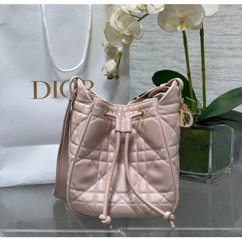 Dior Small D-Motion Bag in Macrocannage Lambskin Powder Pink 2025 2851 (XXG-250806006)