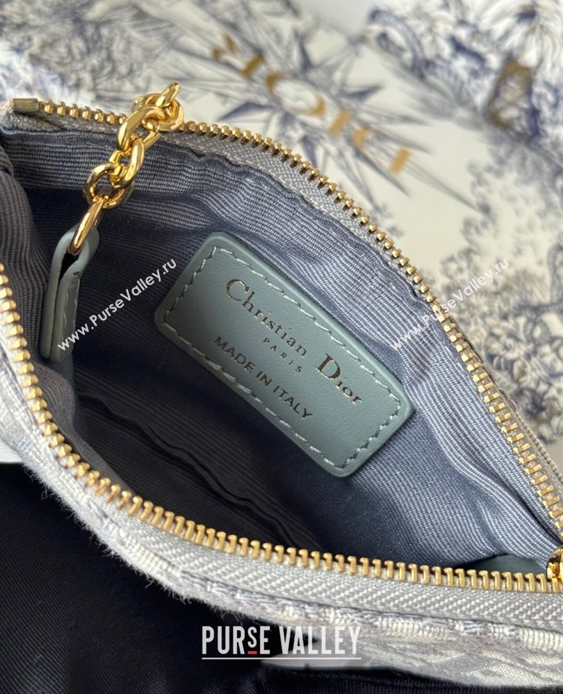 Dior DiorTravel Myrte Zipped Key Case in Grey Dior Oblique Jacquard2025 S2177UTZQ (XXG-250806086)