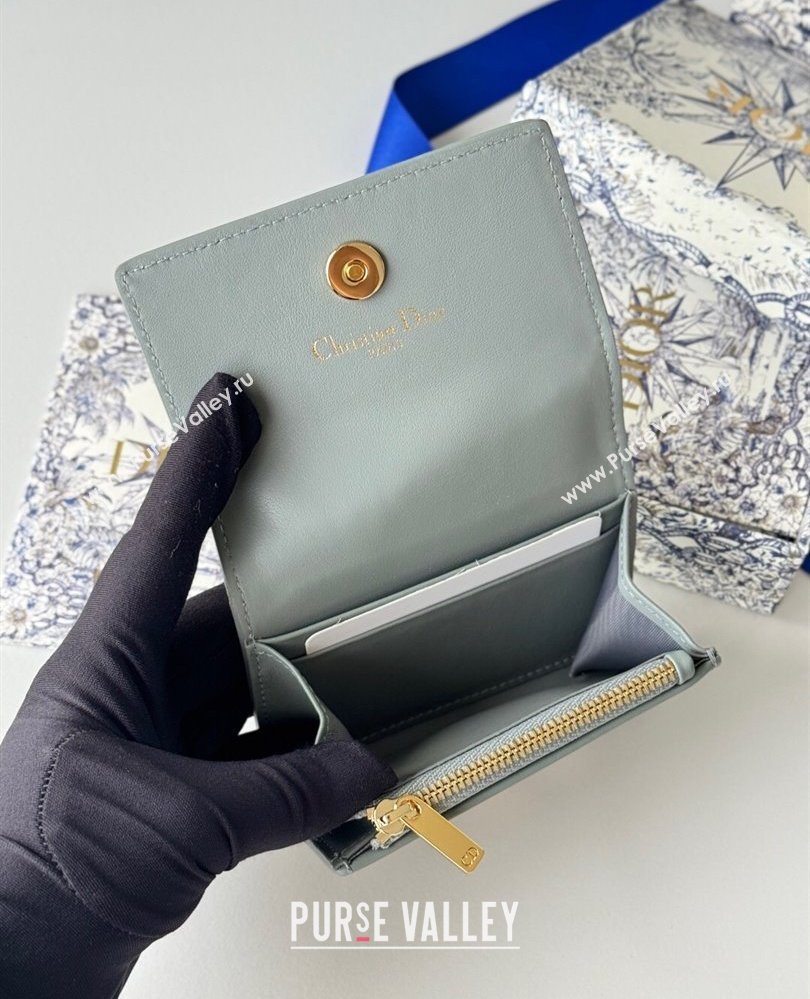 Dior 30 Montaigne Glycine Card Holder Grey Dior Oblique Jacquard 2025 S2300UWHC (XXG-250806087)