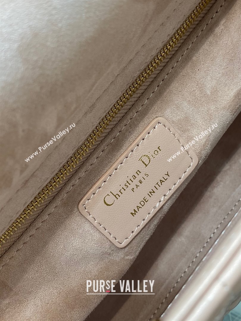 Dior Small Lady My ABCDior Bag in Cannage Lambskin Powder Pink 2025 M0538 0806 (XXG-250806094)