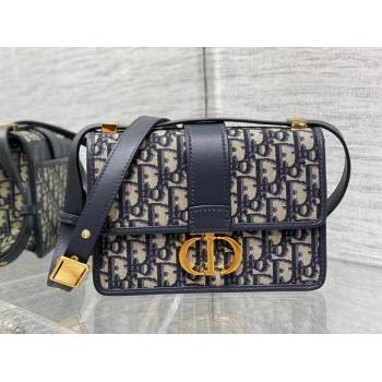 Dior Small 30 Montaigne Bag in Blue Dior Oblique Jacquard 2025 M9074 (XXG-250806113)