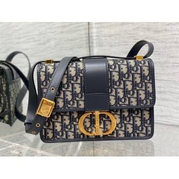 Dior 30 Montaigne Bag in Blue Dior Oblique Jacquard 2025 M9074 0806 (XXG-250806114)