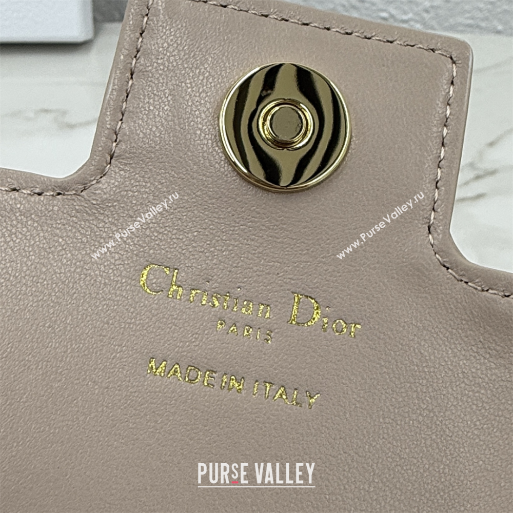 Dior Jolie East-West Bag in Cannage Lamb Leather and Flat Cannage Calfskin Taupe 2025 S3117 (XXG-250806104)