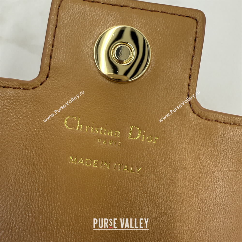 Dior Jolie East-West Bag in Cannage Lamb Leather and Flat Cannage Calfskin Gold-Tone 2025 S3117 (XXG-250806106)