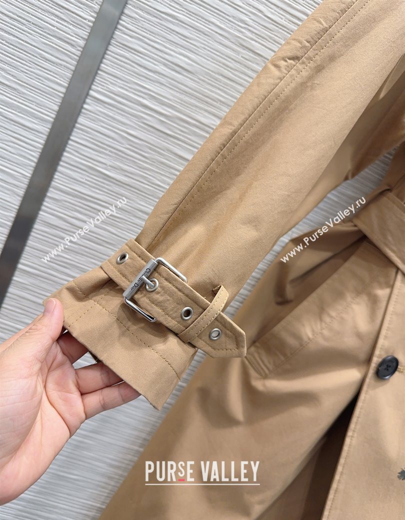 Dior Printed Cotton Coat Beige 2025 DR090531 (QI-250905031)