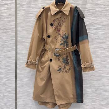 Dior Printed Cotton Coat Beige 2025 DR090531 (QI-250905031)