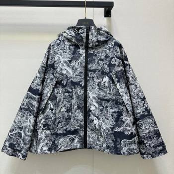 Dior Printed Oversized Jacket Blue/Blue 2025 DR090526 (QI-250905026)