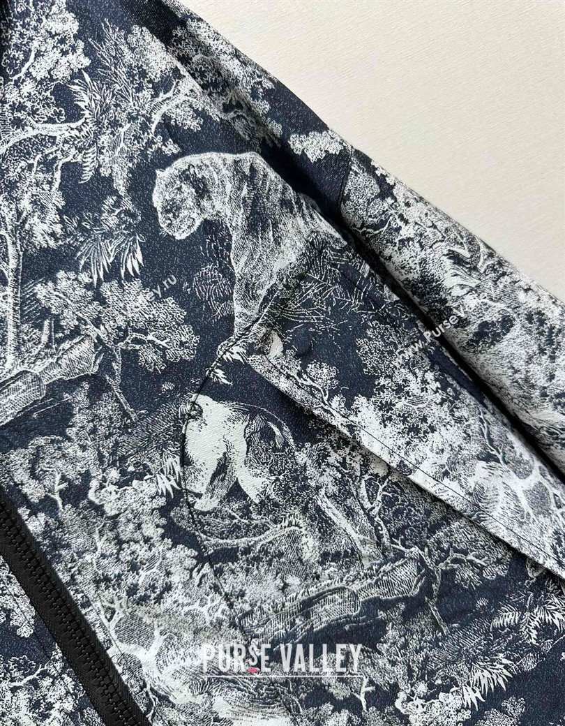 Dior Printed Oversized Jacket Blue/Blue 2025 DR090526 (QI-250905026)
