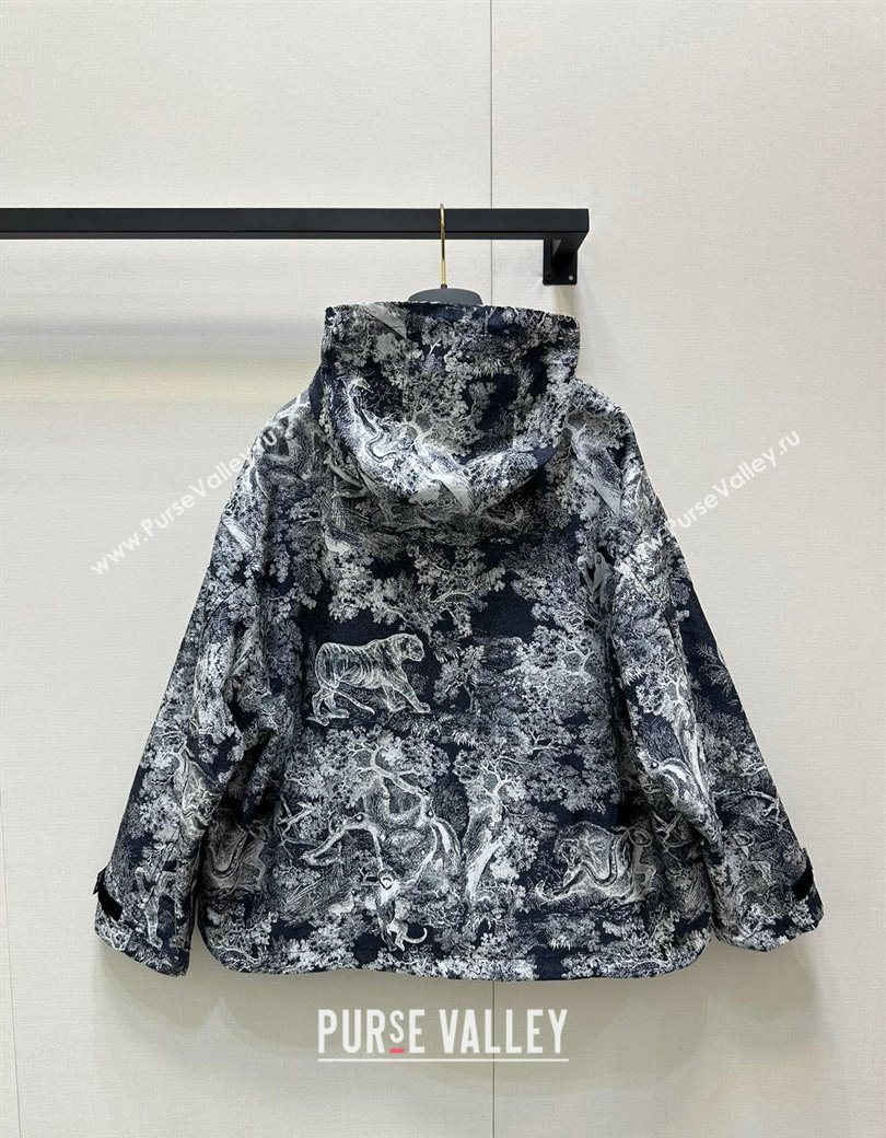 Dior Printed Oversized Jacket Blue/Blue 2025 DR090526 (QI-250905026)