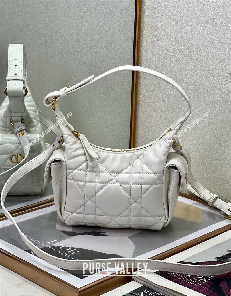 Dior D-Dream Mini Bag in Macrocannage Lambskin White 2025 (XXG-250929087)