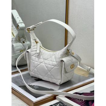 Dior D-Dream Mini Bag in Macrocannage Lambskin White 2025 (XXG-250929087)
