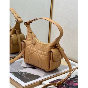 Dior D-Dream Mini Bag in Macrocannage Lambskin Light Gold-Tone 2025 (XXG-250929090)