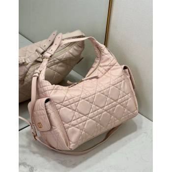 Dior D-Dream Large Bag in Macrocannage Lambskin Blush Pink 2025 (XXG-250929099)