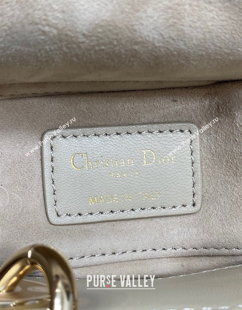 Dior Mini Lady D-Joy Bag in Cannage Lambskin Light Beige 2025 M0636 (XXG-250929066)