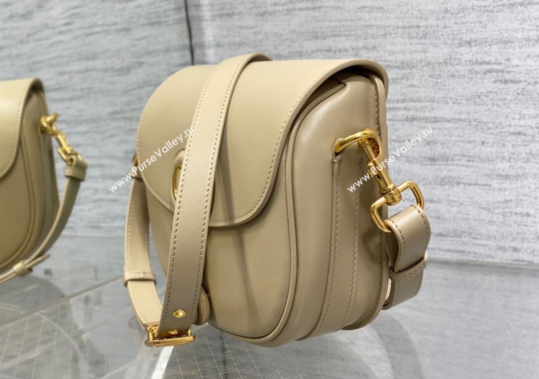 Dior Medium Bobby Bag in Box Calfskin Leather Beige 2025 0929 (XXG-250929114)