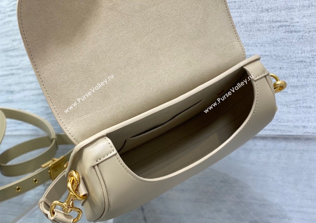 Dior Medium Bobby Bag in Box Calfskin Leather Beige 2025 0929 (XXG-250929114)