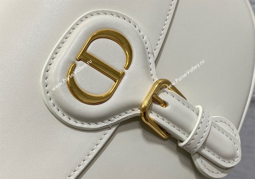 Dior Medium Bobby Bag in Box Calfskin Leather White 2025 0929 (XXG-250929113)