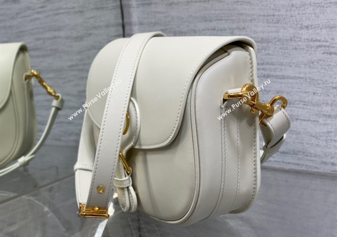 Dior Medium Bobby Bag in Box Calfskin Leather White 2025 0929 (XXG-250929113)
