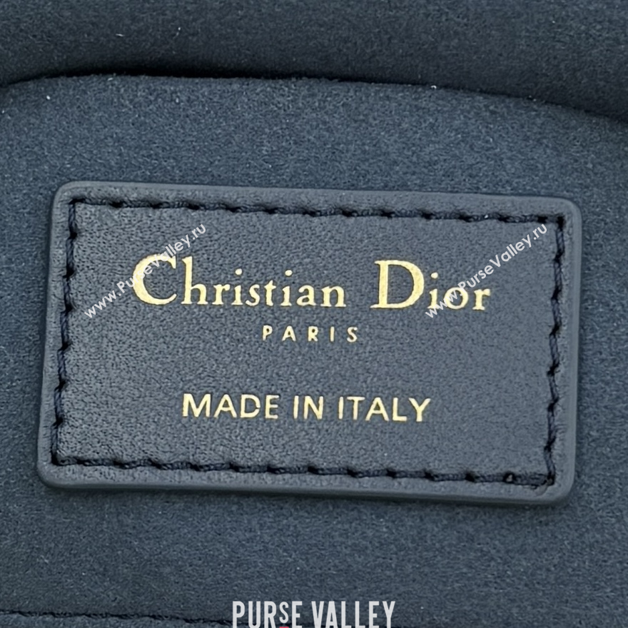 Dior Mini Lady D-Joy Bag in Cannage Lambskin Midnight Blue 2025 M0636 (XXG-250929073)