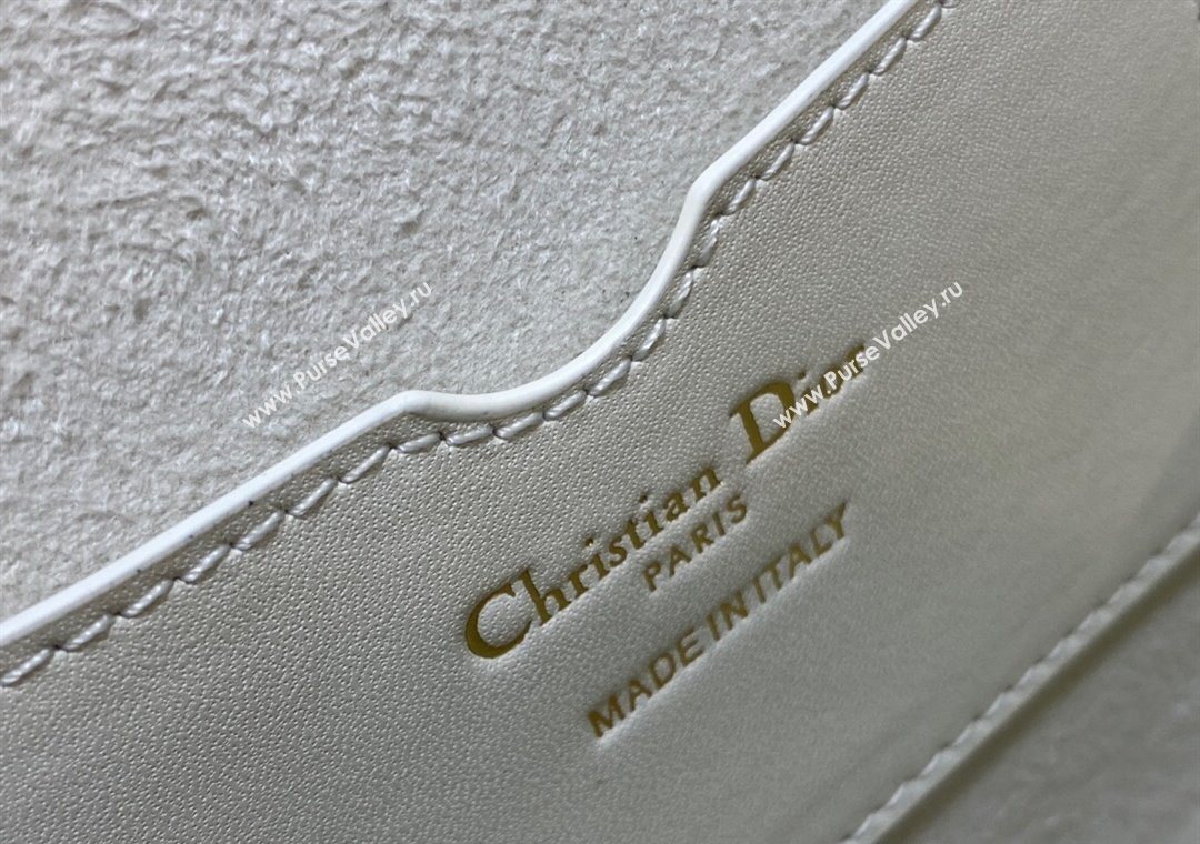 Dior Medium Bobby Bag in Box Calfskin Leather White 2025 0929 (XXG-250929113)