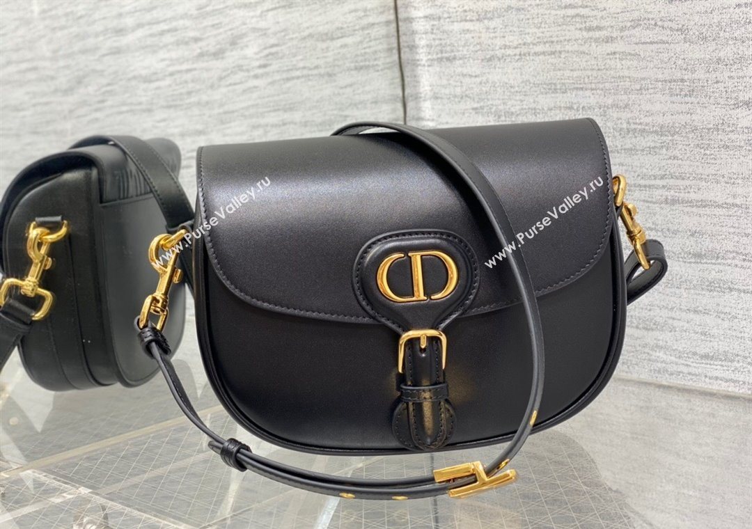 Dior Medium Bobby Bag in Box Calfskin Leather Black 2025 0929 (XXG-250929112)