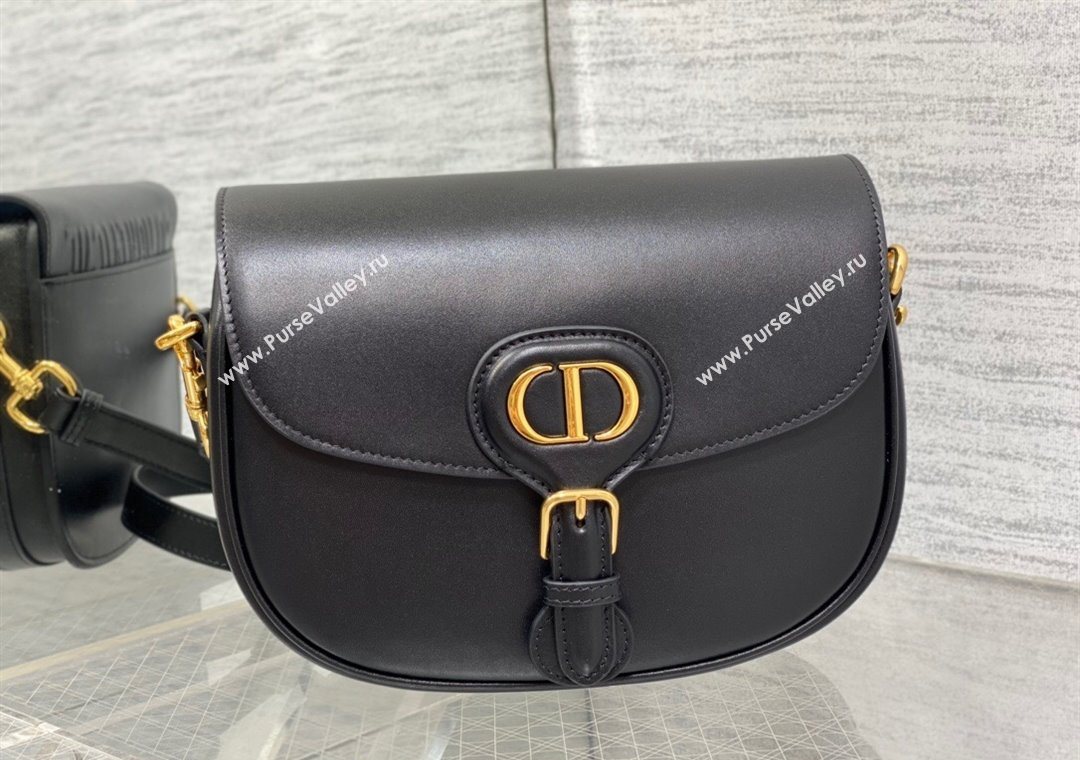 Dior Medium Bobby Bag in Box Calfskin Leather Black 2025 0929 (XXG-250929112)